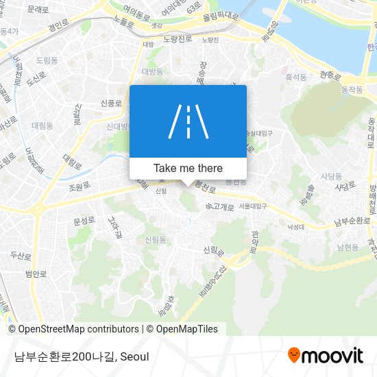 남부순환로200나길 map