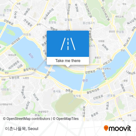 이촌나들목 map