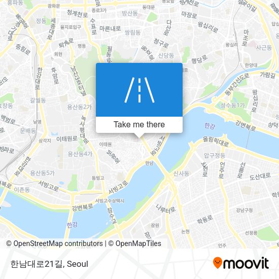 한남대로21길 map