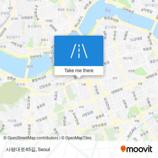 사평대로45길 map