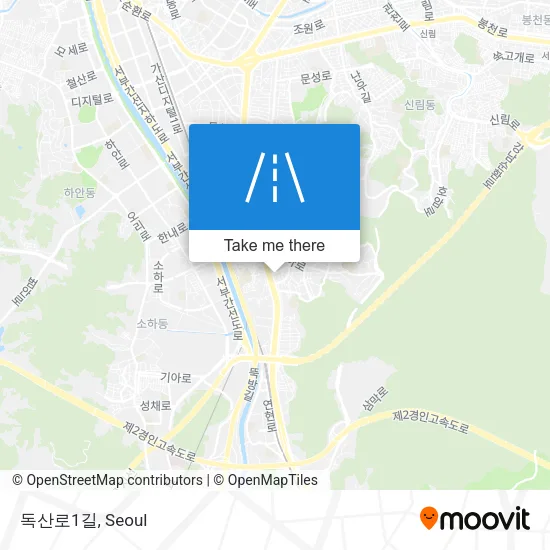 독산로1길 map