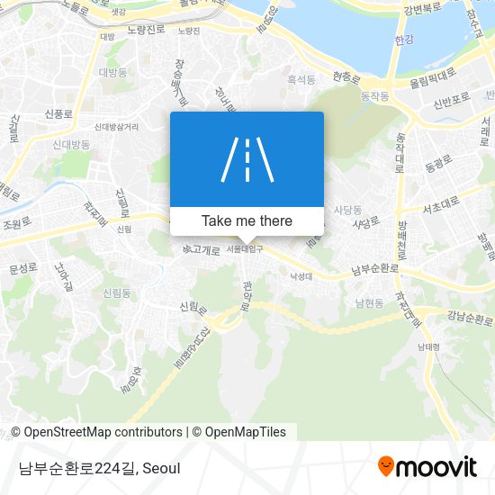 남부순환로224길 map