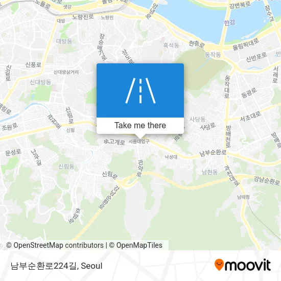 남부순환로224길 map