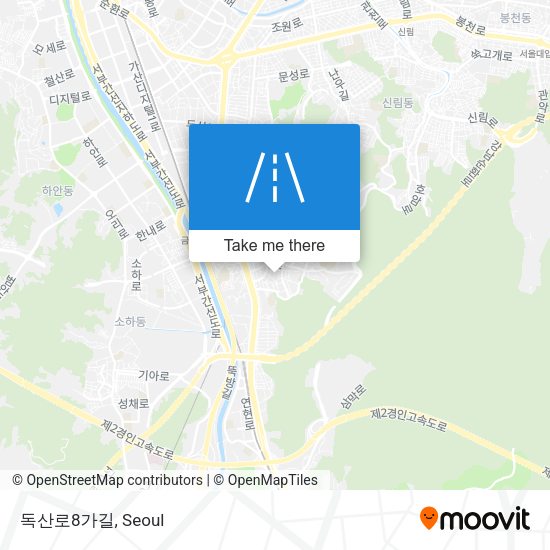 독산로8가길 map