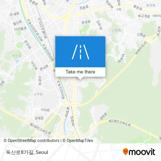 독산로8가길 map