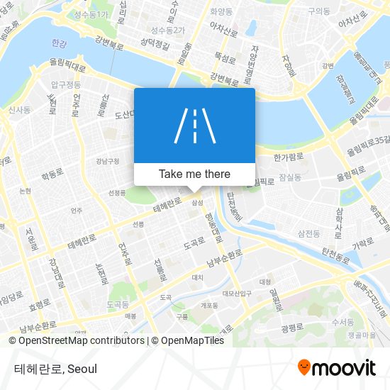 테헤란로 map