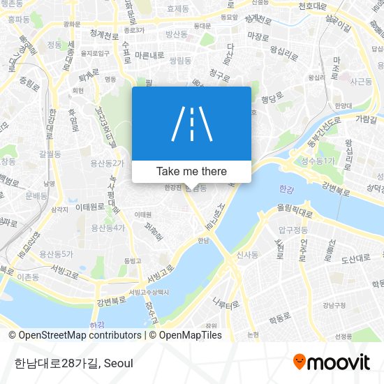 한남대로28가길 map