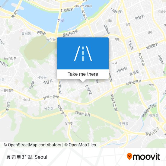 효령로31길 map