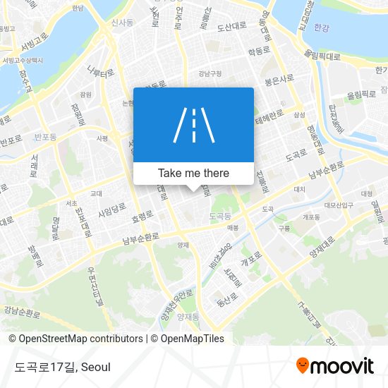 도곡로17길 map