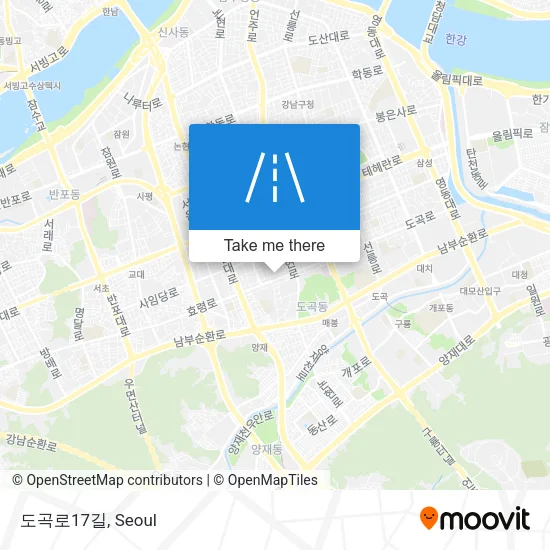 도곡로17길 map
