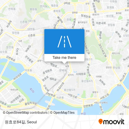 원효로84길 map