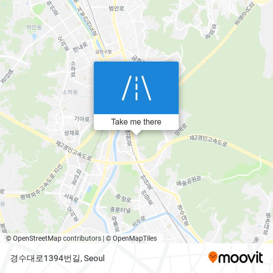 경수대로1394번길 map