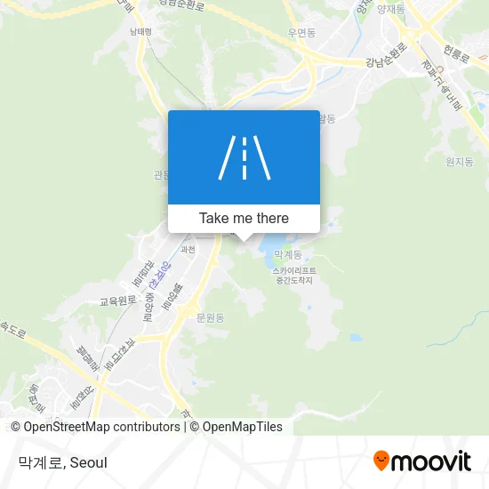 막계로 map