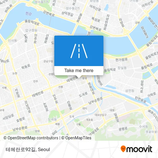 테헤란로92길 map