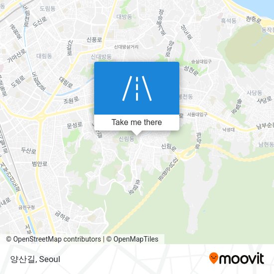 양산길 map