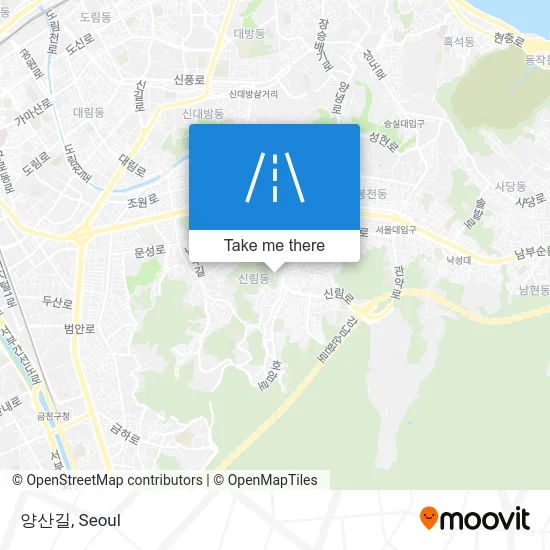 양산길 map