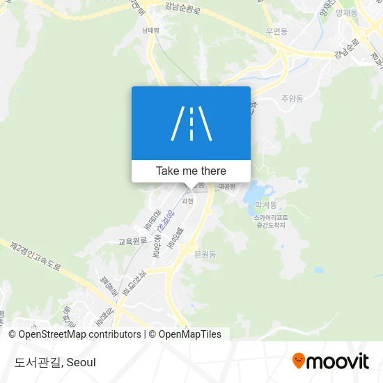 도서관길 map