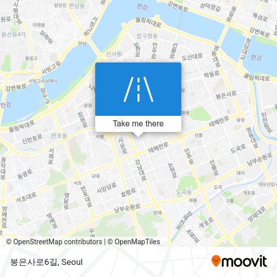 봉은사로6길 map