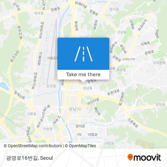 광명로16번길 map