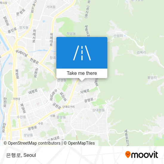 은행로 map