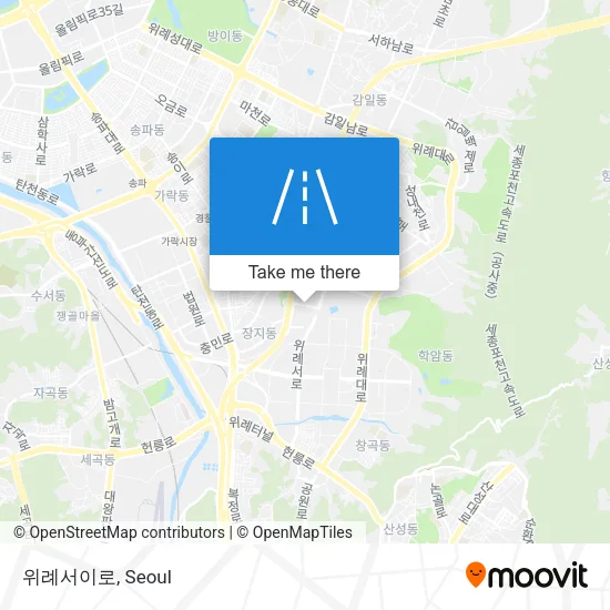 위례서이로 map