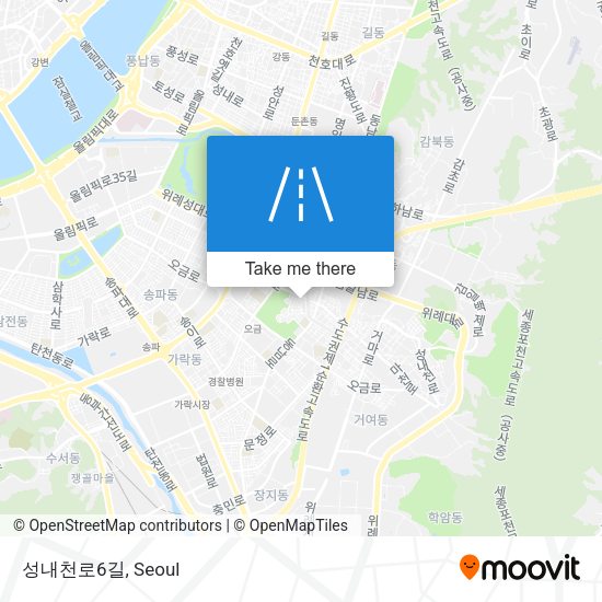 성내천로6길 map