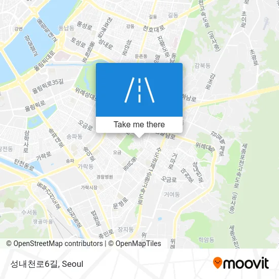 성내천로6길 map