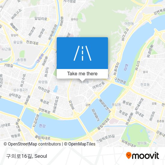 구의로16길 map