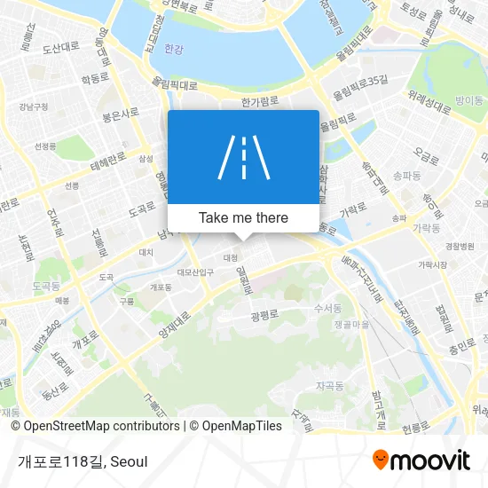 개포로118길 map