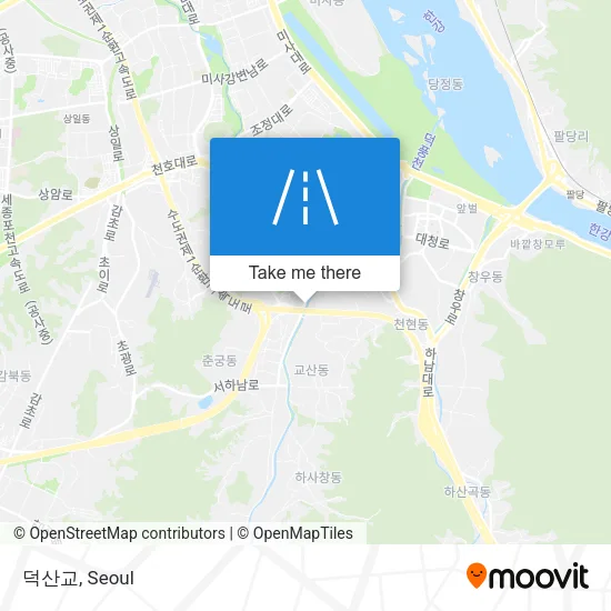 덕산교 map