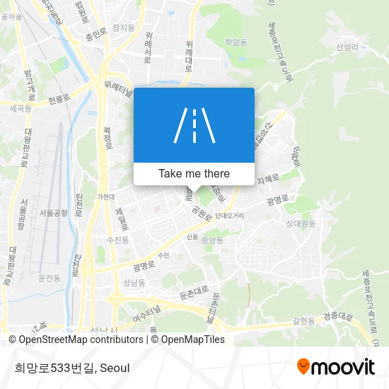 희망로533번길 map