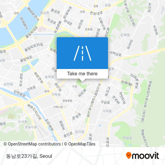 동남로23가길 map