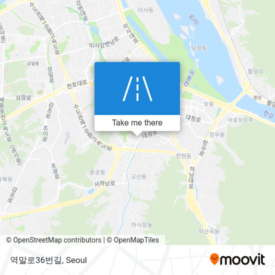역말로36번길 map