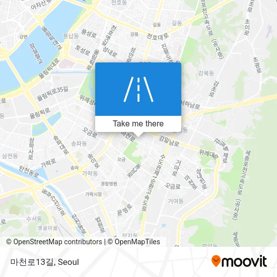 마천로13길 map