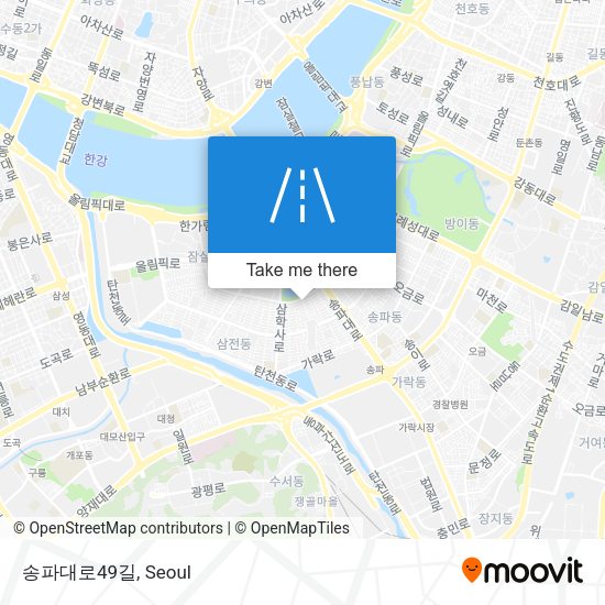 송파대로49길 map