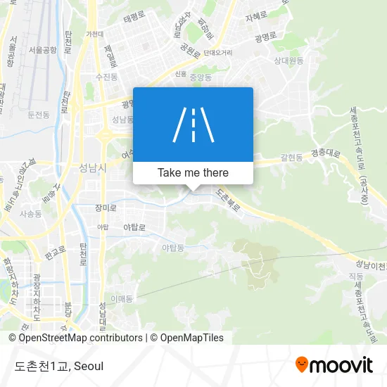 도촌천1교 map