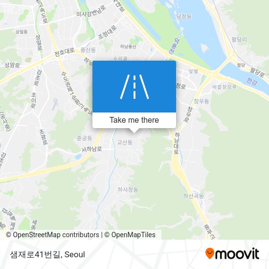 샘재로41번길 map