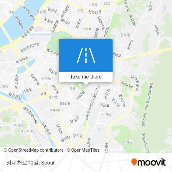 성내천로10길 map