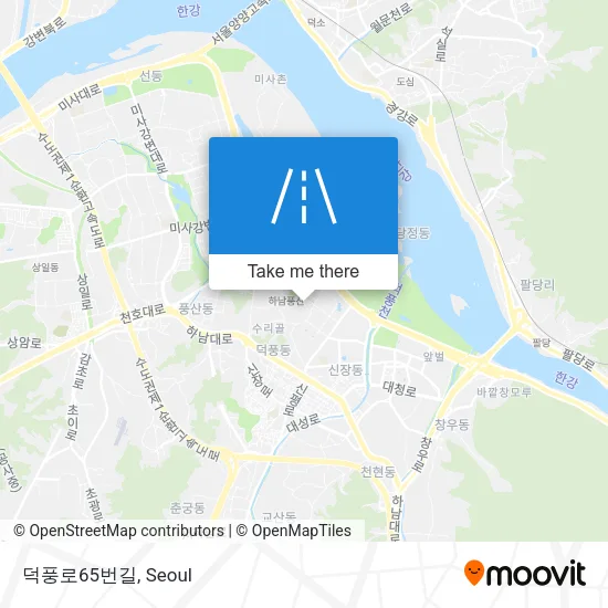 덕풍로65번길 map
