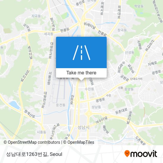 성남대로1263번길 map