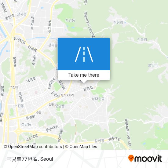 금빛로77번길 map