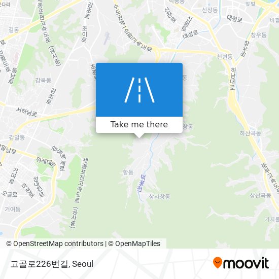 고골로226번길 map