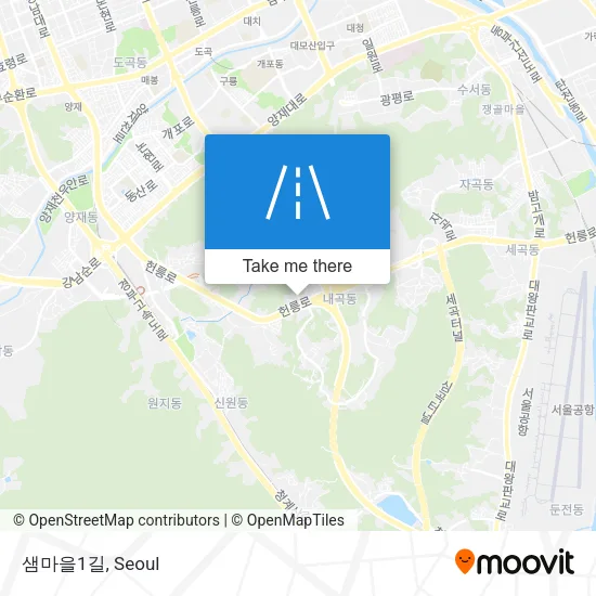 샘마을1길 map