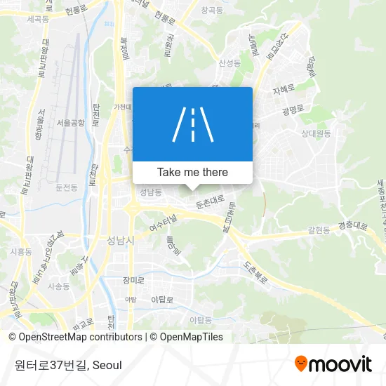 원터로37번길 map