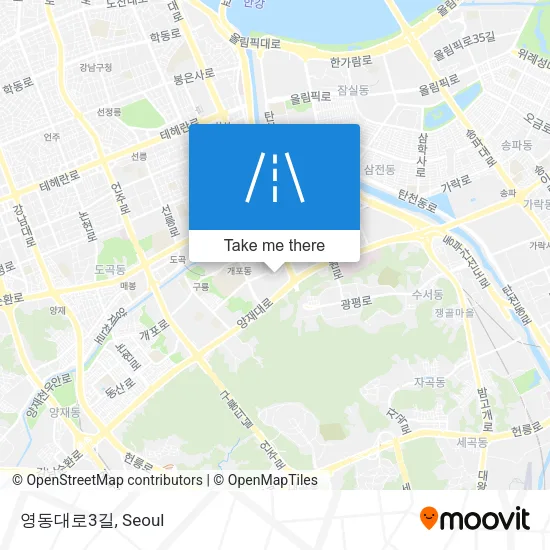 영동대로3길 map