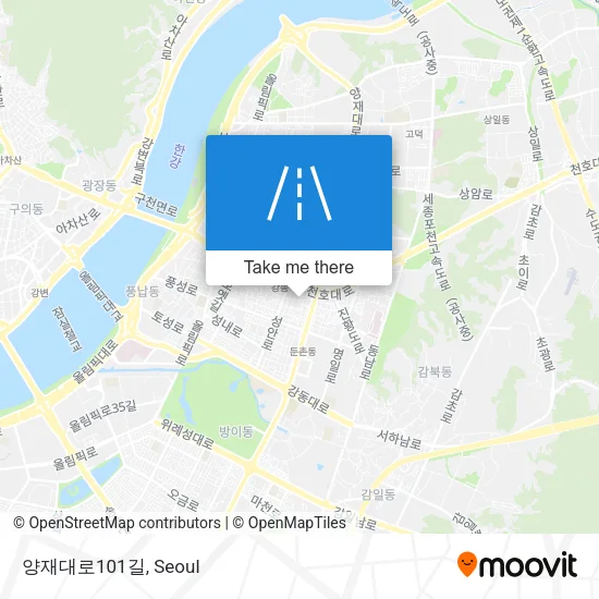 양재대로101길 map