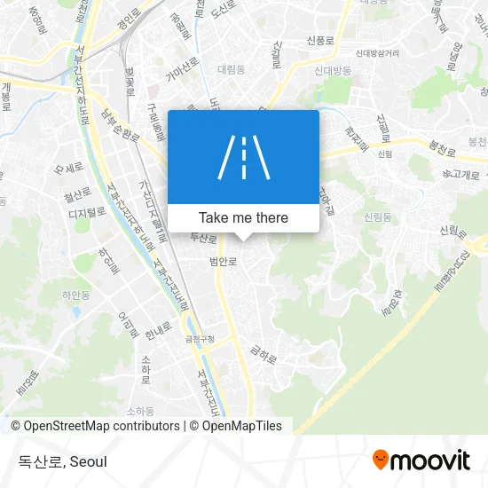 독산로 map
