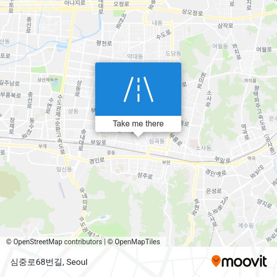 심중로68번길 map