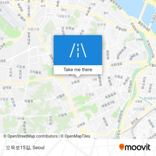 오목로15길 map