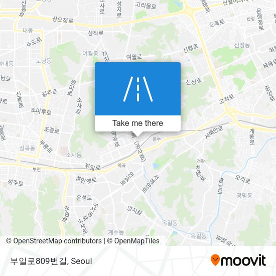 부일로809번길 map